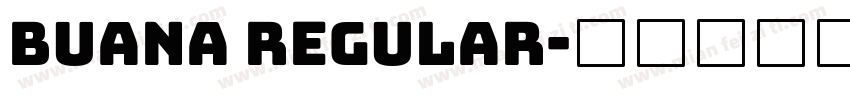 Buana Regular字体转换
